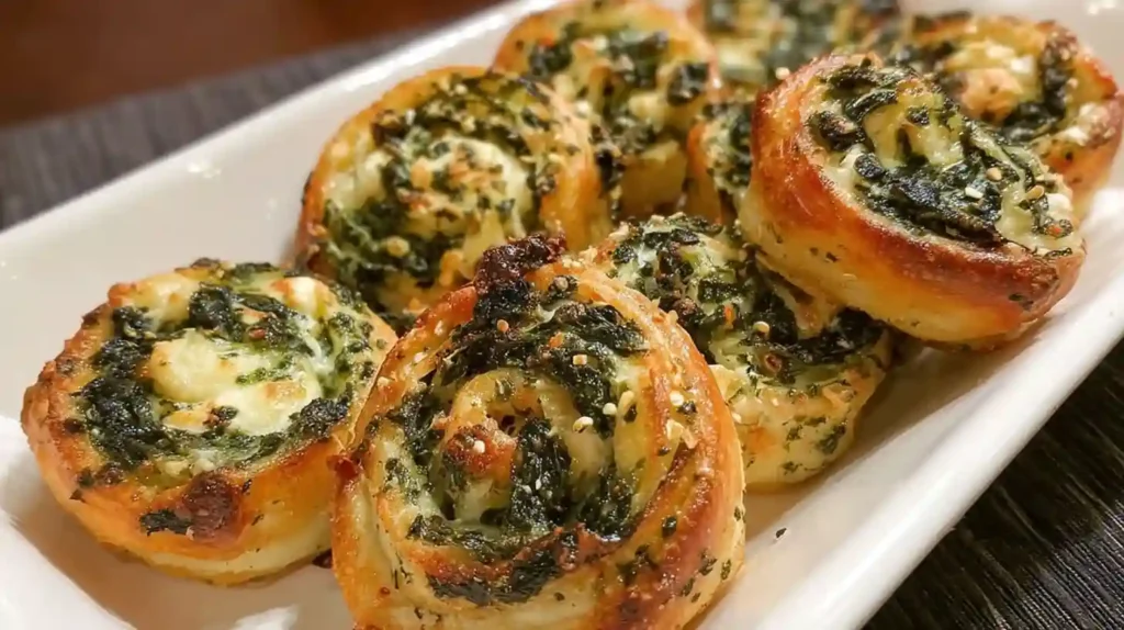 Spinach Feta Pinwheels