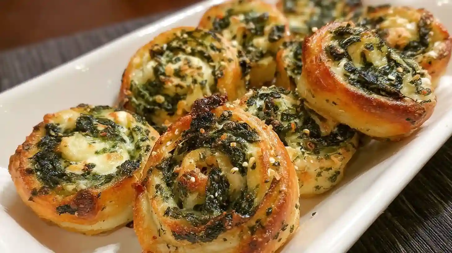Spinach Feta Pinwheels