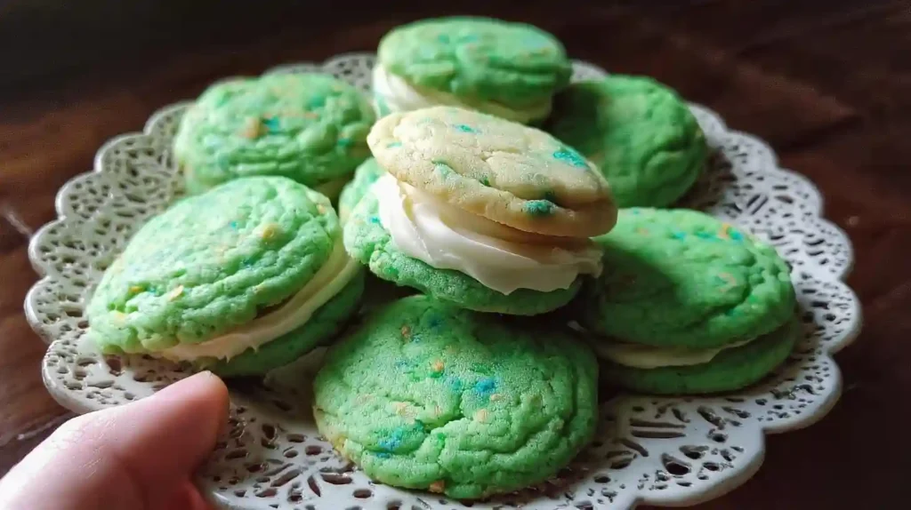 Vanilla Mint St. Patrick's Day Cookies