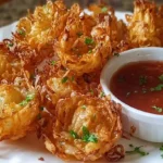 Air Fryer Crispy Mini Blooming Onions