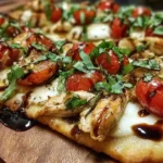 Chicken Caprese Flatbread Recipe