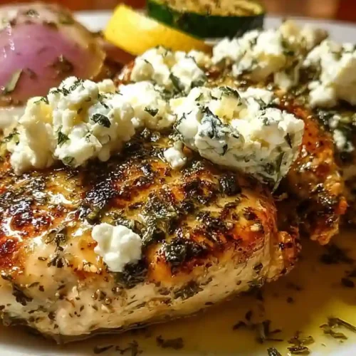 Greek Chicken with Lemon and Feta
