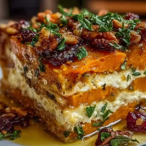 Layered Sweet Potato Butternut Squash Carrot Lasagna Recipe
