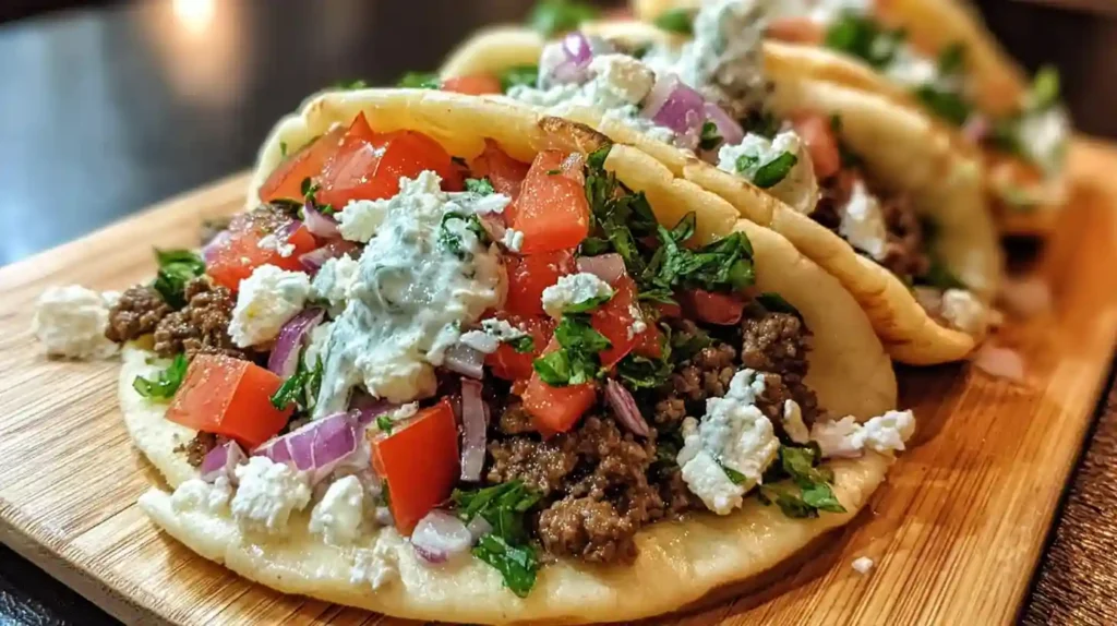 Mediterranean Bliss Ground Beef Gyros
