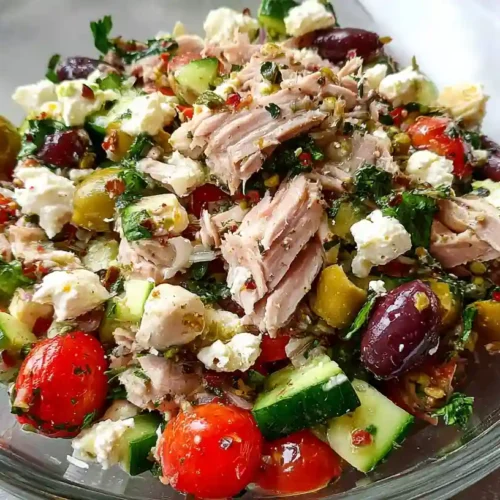 Mediterranean Tuna Salad – No Mayo