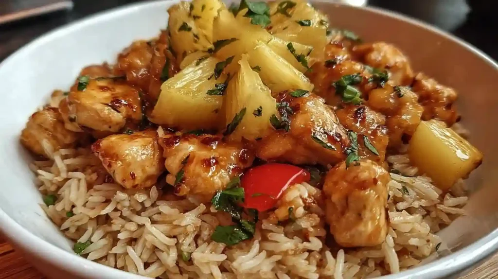Pineapple Chicken and Rice