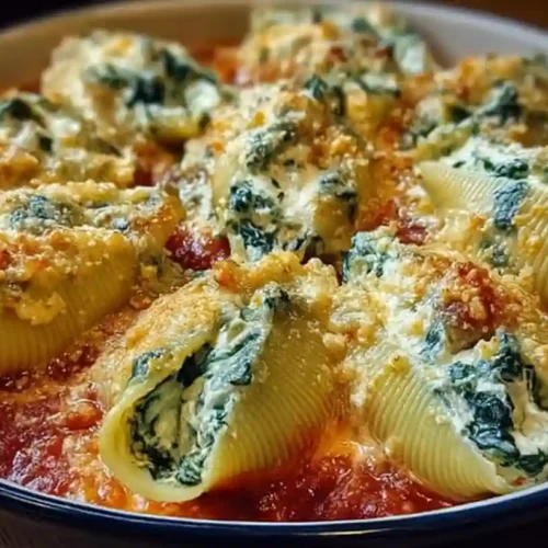 Spinach and Ricotta Stuffed Shells