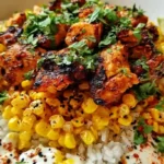 Street Corn Chicken Rice Bowl Recipe