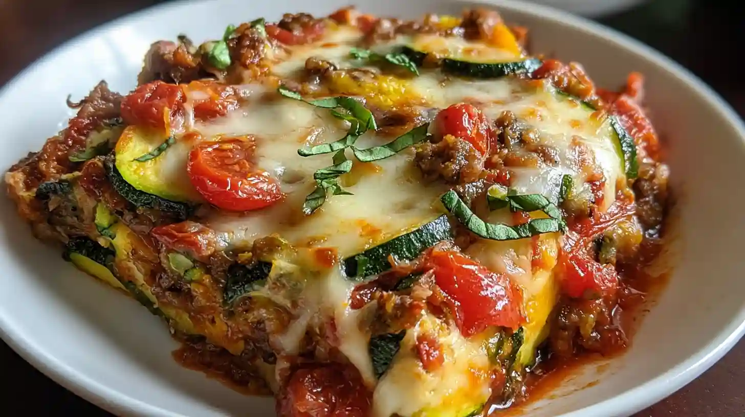 Zucchini Pizza Casserole