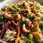 Cashew Crunch Salad with Sesame Dressing