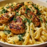 Garlic Parmesan Chicken Pasta Recipe