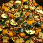 Ground Turkey and Zucchini Skillet