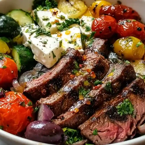 Healthy Steak Bowl Recipe Inspired by the Mediterranean Diet