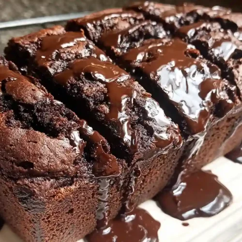 Hot Fudge Brownie Bread