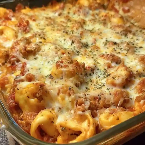 Million Dollar Baked Tortellini Casserole