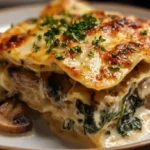 Mushroom And Spinach Lasagna Recipe