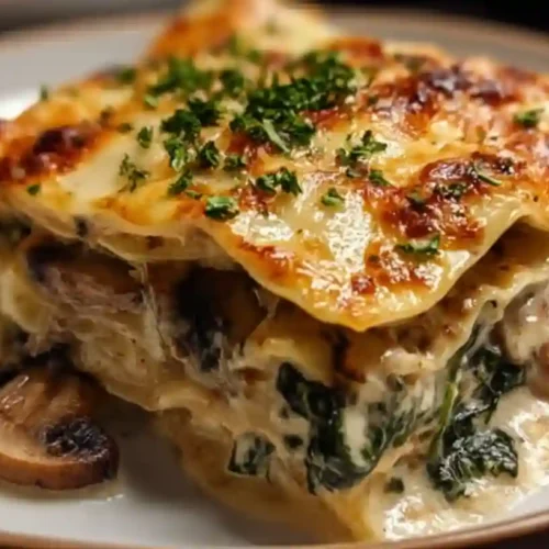 Mushroom And Spinach Lasagna Recipe