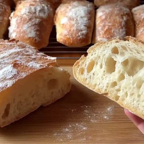 No-Knead Ciabatta with a Light and Airy Crumb