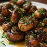 Sautéed Grilled Garlic Mushrooms
