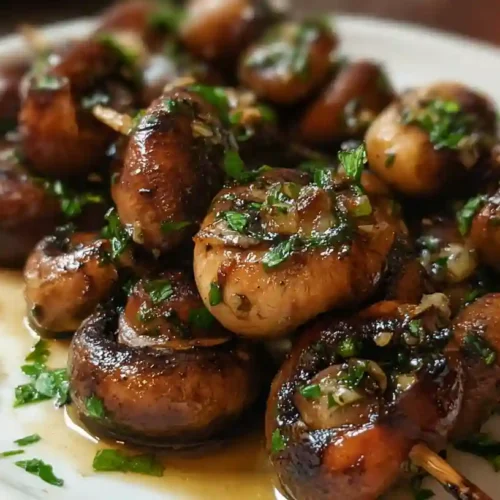 Sautéed Grilled Garlic Mushrooms