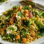 Warm Broccoli Couscous Salad
