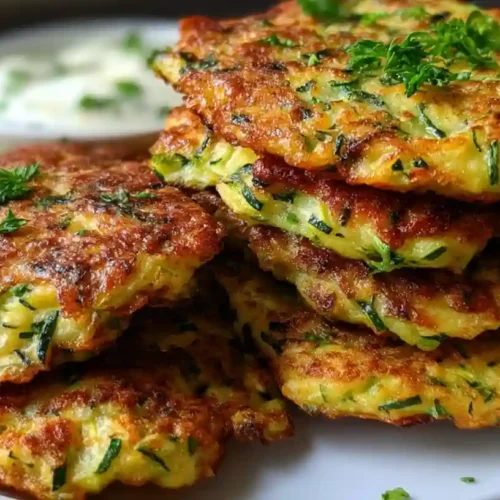 Zucchini Fritters – High Protein, Low Carb & Air Fryer