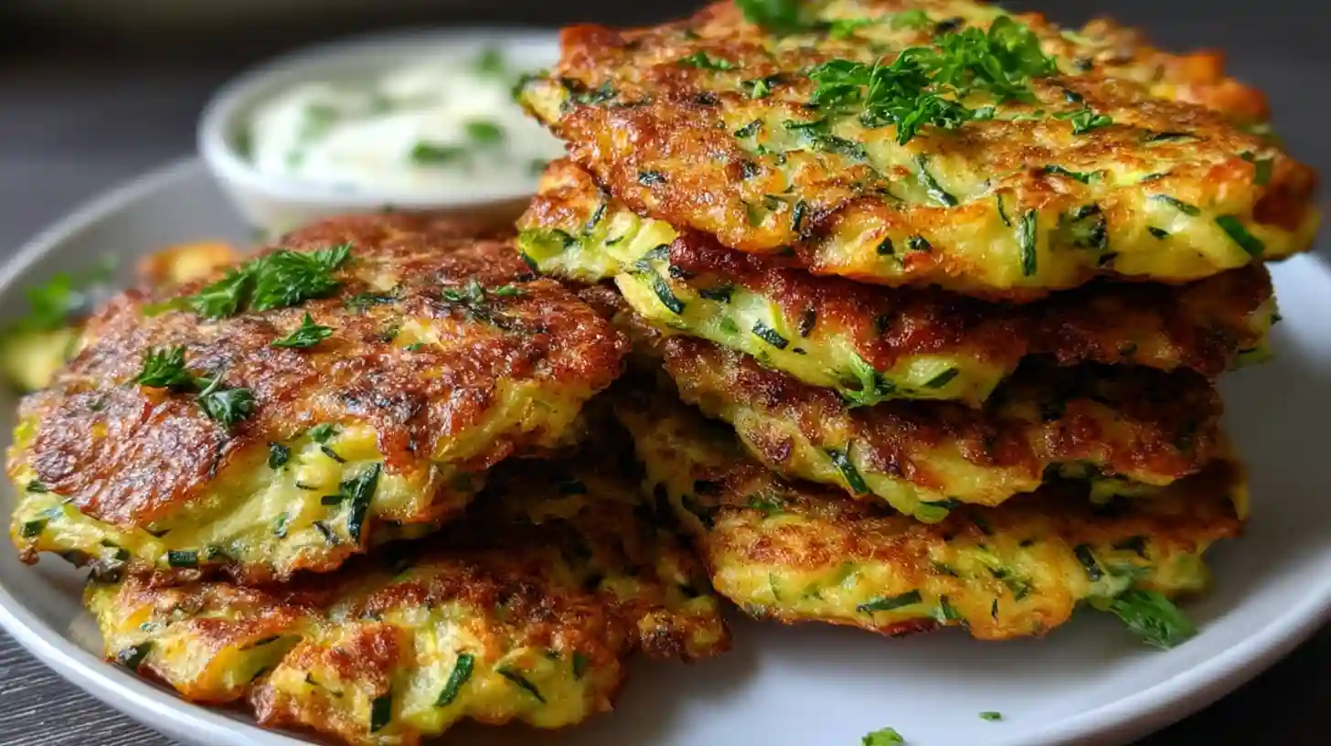 Zucchini Fritters – High Protein, Low Carb & Air Fryer