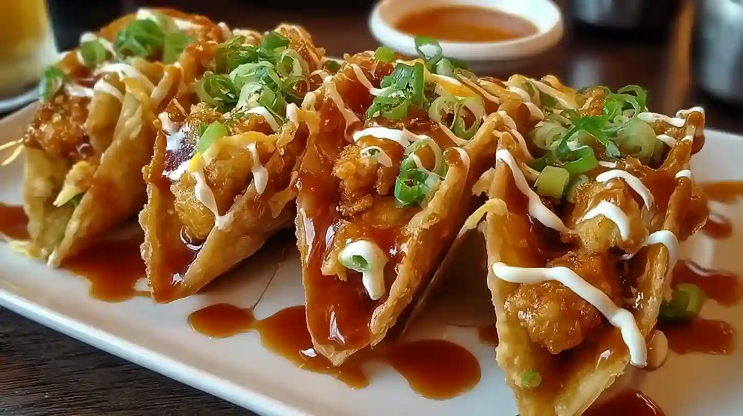 Applebee's Chicken Wonton Tacos