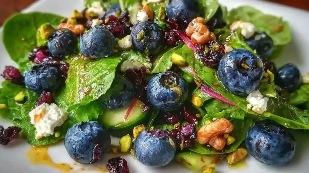 Blueberry Pistachio Spring Salad Recipe