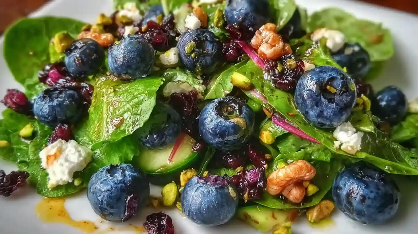 Blueberry Pistachio Spring Salad Recipe
