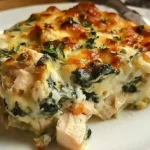 Chicken and Spinach Casserole with Cream Cheese