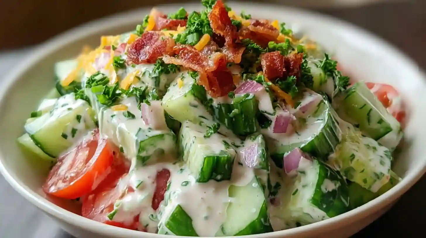 Cucumber Ranch Crack Salad