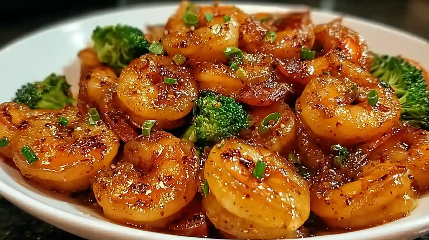 High-Protein Honey Garlic Shrimp
