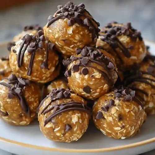 No-Bake Chocolate Peanut Butter Protein Balls