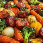 One-Pan Honey Garlic Kielbasa & Veggies