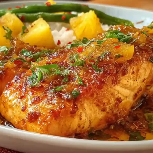 Pineapple Glazed Salmon