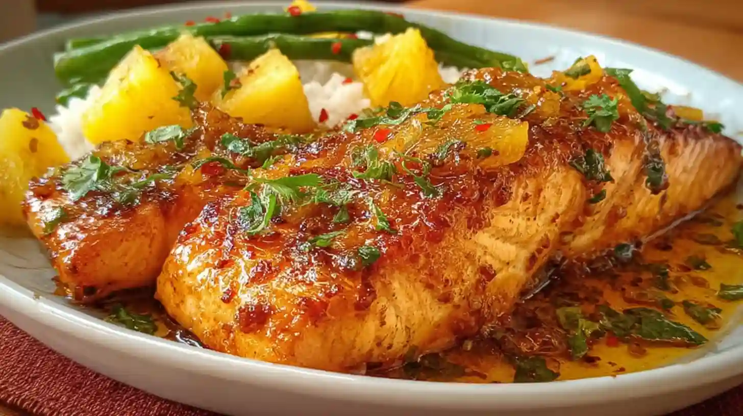 Pineapple Glazed Salmon