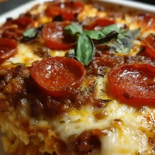Pizza Casserole Low Carb