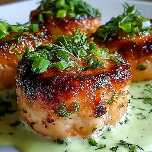 Salmon Balls with Creamy Avocado Sauce