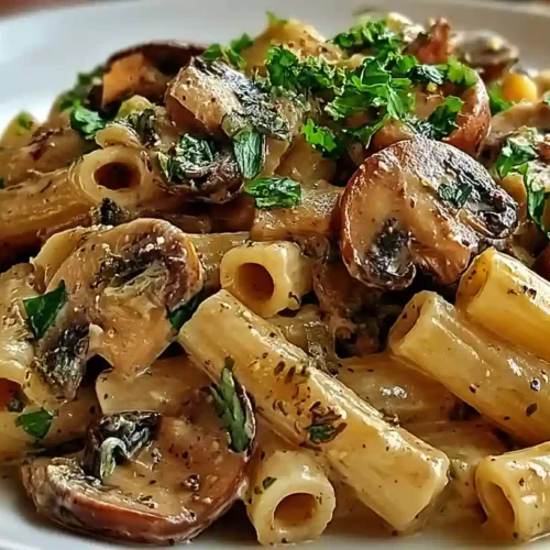Tuscan Mushroom Pasta