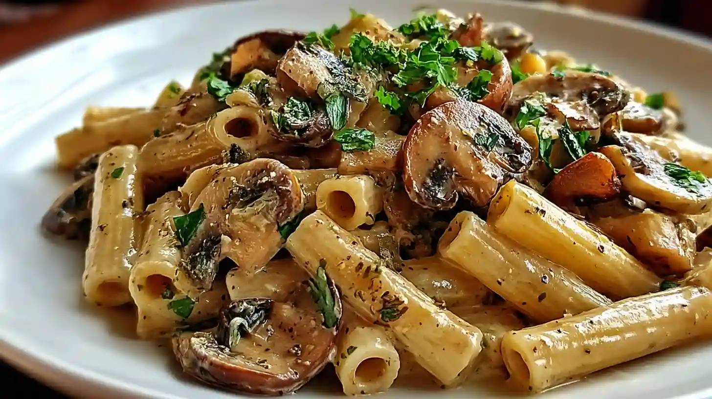 Tuscan Mushroom Pasta