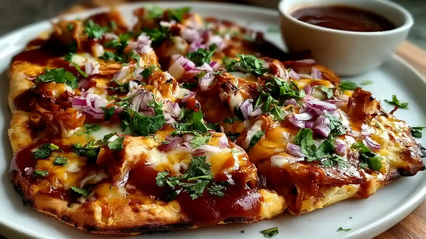 BBQ Chicken Flatbread Recipe