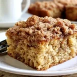 Banana Crumb Coffee Cake with Streusel Topping