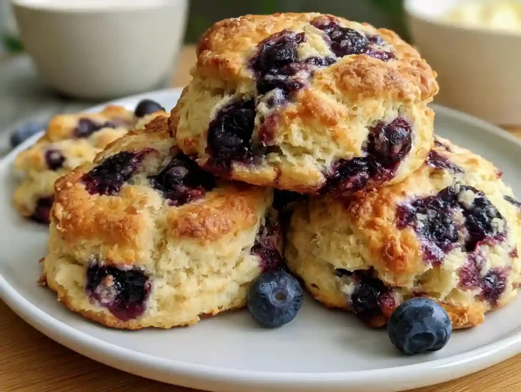 Blueberry Biscuits with Buttermilk