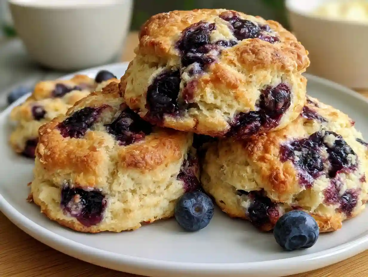 Blueberry Biscuits with Buttermilk