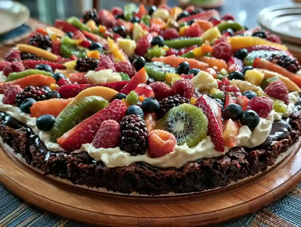 Brownie Fruit Pizza