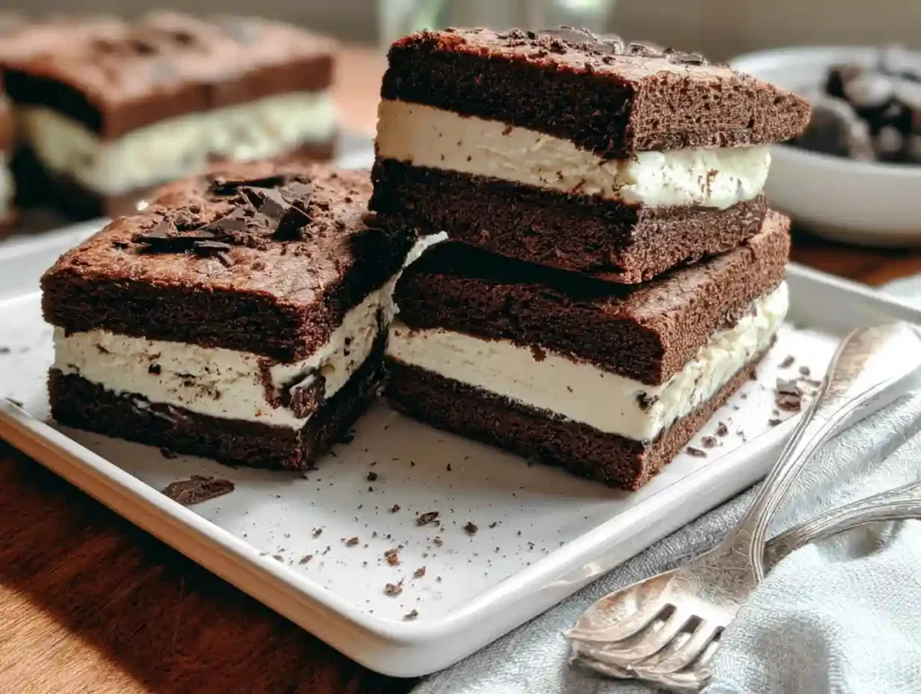 Brownie Ice Cream Sandwiches: The Ultimate Ice Cream With Brownies Treat