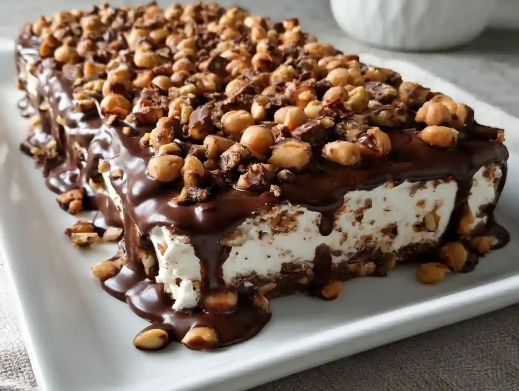 Buster Bar Ice Cream Cake