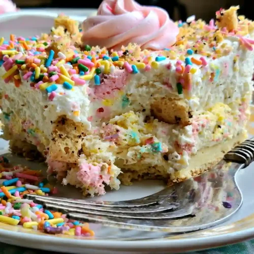 Cake Batter Lush Dessert