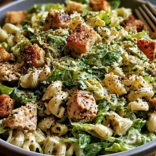 Chicken Caesar Pasta Salad Recipe